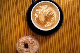 Latte and Dynamo Donut