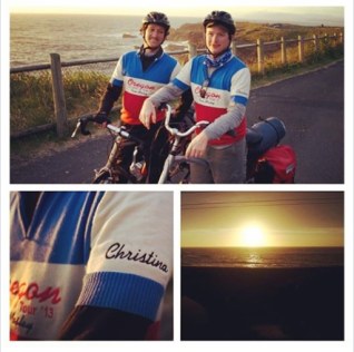 Riding the Oregon Coast by bike with the boys in honor of Christina